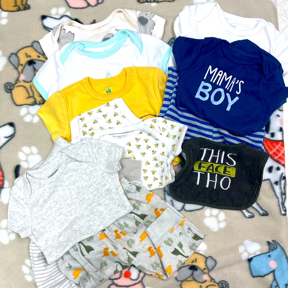 Onesies! 3-6 months size for the little 
man in your life